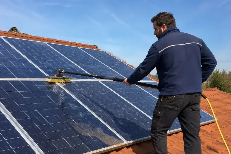 Nettoyage et entretien de panneaux solaires à Angrie
